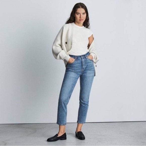 Everlane Jeans The Cheeky High Rise Crop Casual Denim 27 - Picture 1 of 10